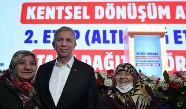 Kuzey Ankara'da 20 Bin Tapu Sevinci